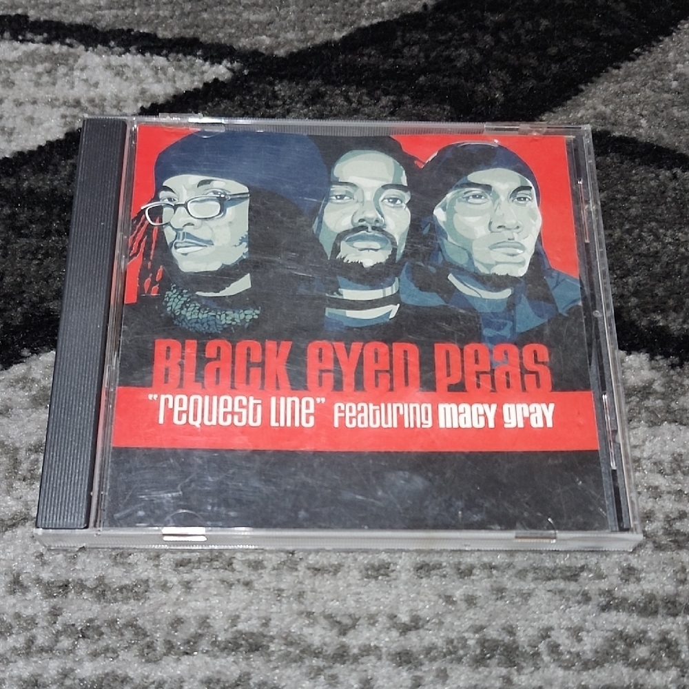 BLACK EYED PEAS "REQUEST LINE" FEATURING MACY GRAY CD 2001 POP-RAP-HIP-HOP MUSIC